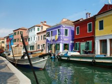 Italia : Bootsfahrt auf dem Fluss Po in Italien