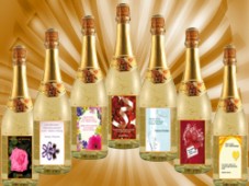 Hochwertiger Goldsecco mit personalisiertem Etikett!