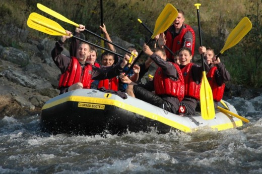 Raftingtour auf der Rur