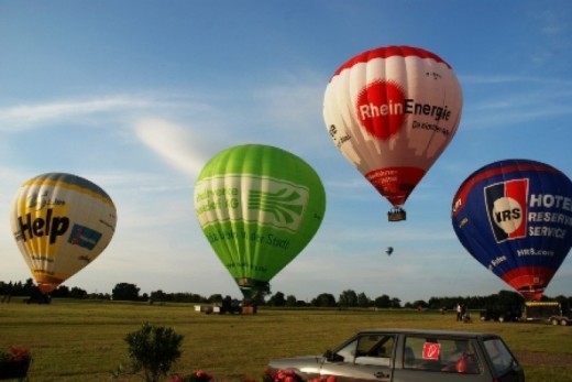 Ballonfahrt im Südwesten Deutschlands