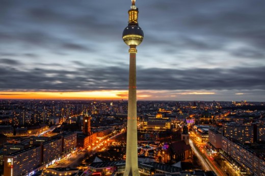 Berlin TV‑Tower: 4‑Gänge‑Menü „My Home“