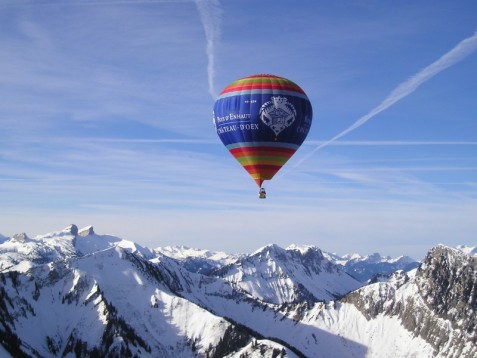 Ballonfahrt Alpen