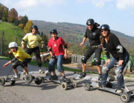 Mountainboarden in Hasentrick
