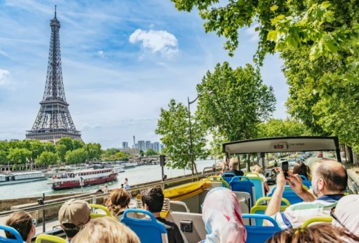 Paris Hop-On Hop-Off Bustour + Seine Bootsfahrt