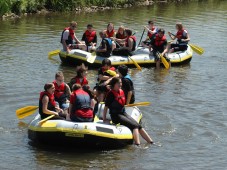 Raftingtour auf der Rur