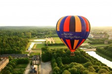 Fahrt mit dem Heißluftballon in Fontainebleau