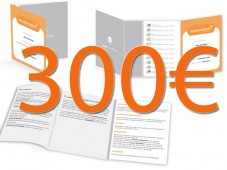 Geschenk - Gutschein 300 Euro