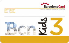 Barcelona-Karte 3 Tage für Kinder (4-12 Jahre)