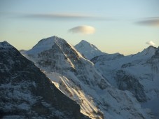 Ultraleichtflieger Jungfraujochen, Schweiz