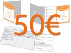 Geschenk - Gutschein 50 Euro
