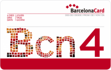 Barcelona-Karte 4 Tage