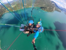 Tandemflug Paragliding Wolfgangsee in Österreich