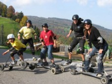 Mountainboarden in Hasentrick