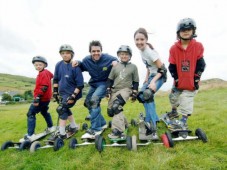 Mountainboarden in Hasentrick