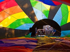 Heißluftballonfahrt in Frankreich