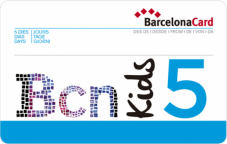 Barcelona-Karte 5 Tage für Kinder (4-12 Jahre)